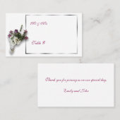 Heather en Kant trouwtafel nummer Plaatskaartje (Voorkant / Achterkant)