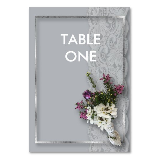 Heather en Lace Kaart (Voorkant)