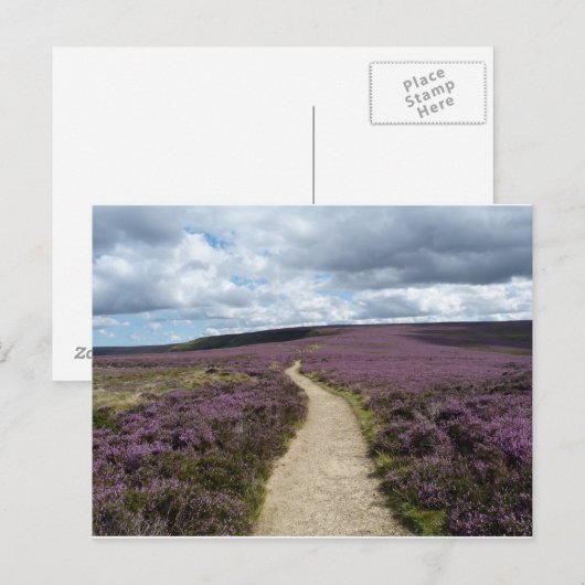 Heather (gemêleerd) briefkaart (Voorkant / Achterkant)