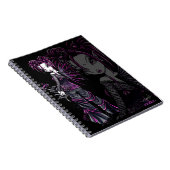 Heather Gothic Pink Fairy-laptop Notitieboek (Rechterzijde)
