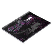 Heather Gothic Pink Fairy-laptop Notitieboek (Linkerzijde)