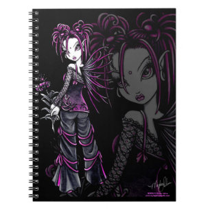 Heather Gothic Pink Fairy-laptop Notitieboek