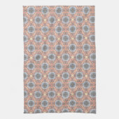 Heather Gray Abstract Vloerklep Lattice Fractal Theedoek (Verticaal)