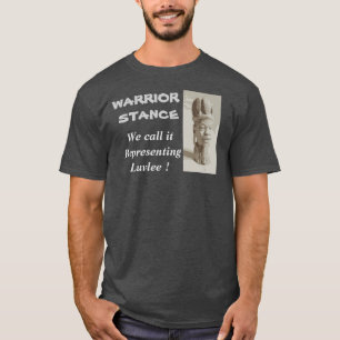 Heather grijy Warrior Stance t-shirt