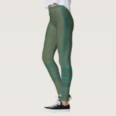 Heather groen geruit leggings (Links)