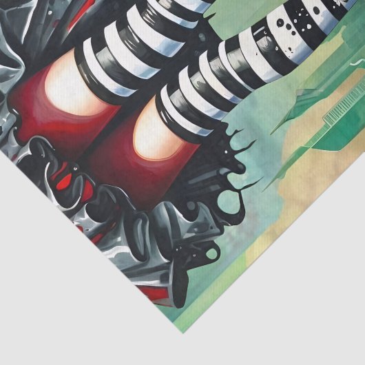 Heather Heels Witch Tissuepapier (Detail)