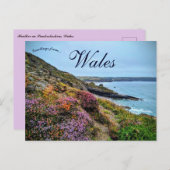 Heather in Pembrokeshire Wales Briefkaart (Voorkant / Achterkant)