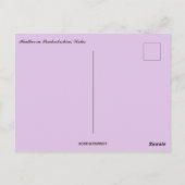 Heather in Pembrokeshire Wales Briefkaart (Achterkant)