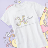 Heather meisjes noemen decoratieve betekenis t-shirt