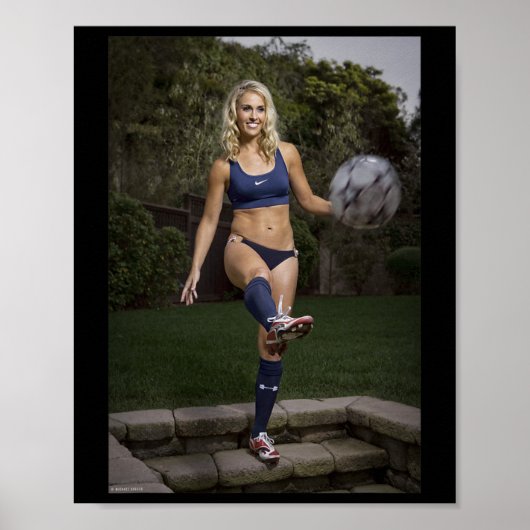 Heather Mitts Feeley Footbyll Voetbal Verdediger M Poster (Voorkant)