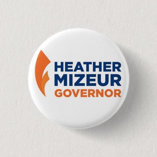 Heather Mizeur Button (Voorkant)