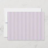 Heather Modern Open Hearts Striped Note Card Notitiekaartje (Achterkant)