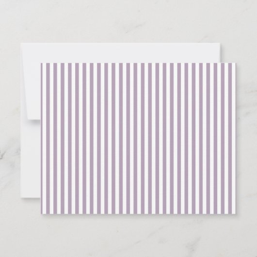 Heather Modern Open Hearts Striped Note Card Notitiekaartje (Achterkant)