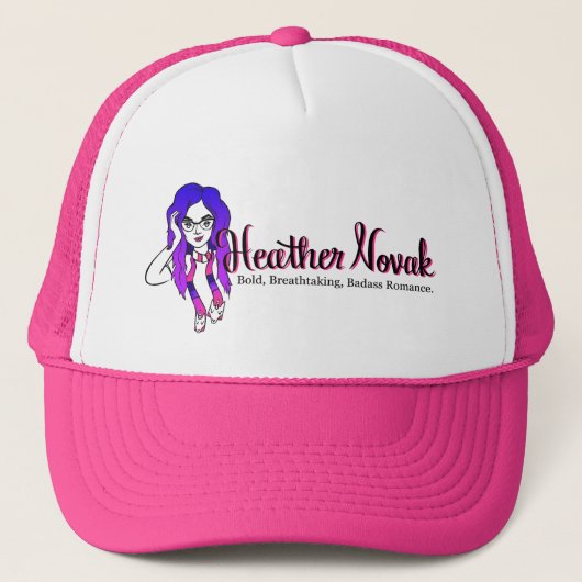 Heather Novak Officieel Logo Pet (Voorkant)