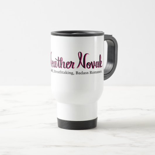 Heather Novak Officiële Logo Travel Mug Reisbeker (Voorkant rechts)