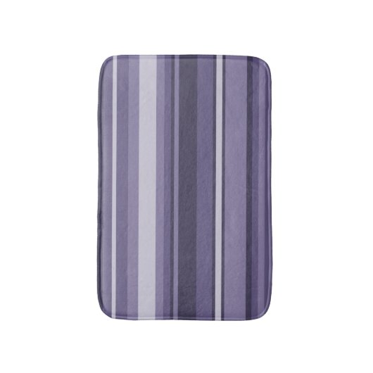 Heather paarse strepen badmat (Voorkant Verticaal)