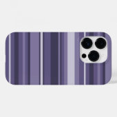 Heather paarse strepen Hoesje-Mate Case-Mate iPhone Case (Achterkant (horizontaal))