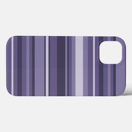 Heather paarse strepen Hoesje-Mate iPhone case (Achterkant (horizontaal))