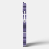 Heather paarse strepen Hoesje-Mate iPhone case (Achterkant / Links)