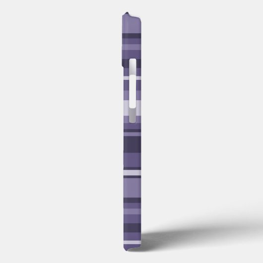 Heather paarse strepen Hoesje-Mate iPhone case (Achterkant / Links)