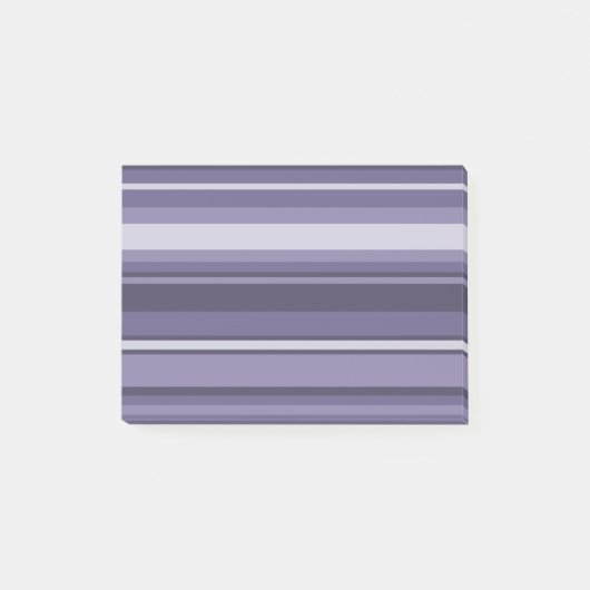 Heather paarse strepen post-it® notes (Voorkant)