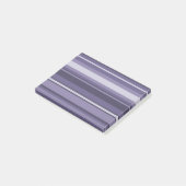 Heather paarse strepen post-it® notes (Schuin)