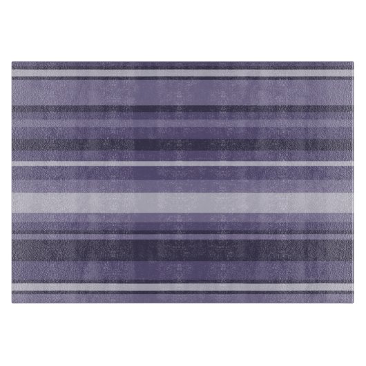 Heather paarse strepen snijplank (Voorkant)