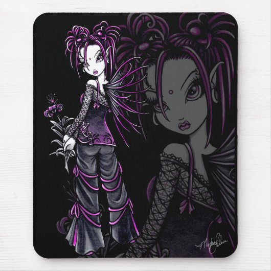 Heather Pink Fairy Mousepad Muismat (Voorkant)