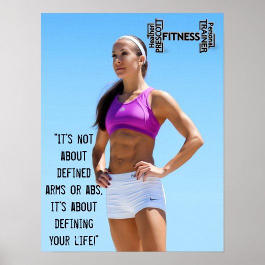 Heather Prescott Fitness prints (Voorkant)