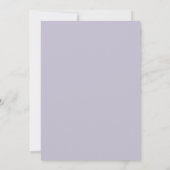 Heather Sage Petal Bruiloft Kaart (Achterkant)