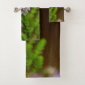 Heather Spring flower evergreen bloom paars wit Bad Handdoek (Insitu)