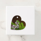 Heather Spring flower evergreen bloom paars wit Bedankjes Labels (In situ)