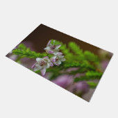 Heather Spring flower evergreen bloom paars wit Deurmat (Schuin)