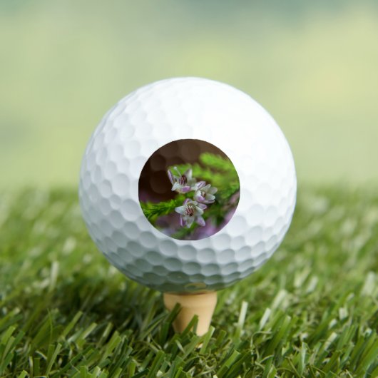 Heather Spring flower evergreen bloom paars wit Golfballen (Insitu Shirt)