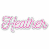 Heather Sticker (Voorkant)