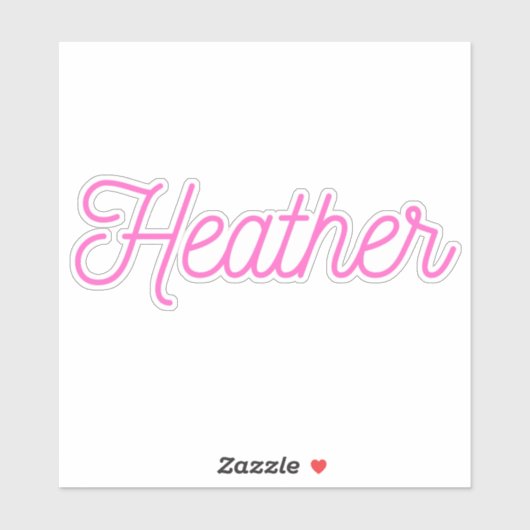 Heather Sticker (Vel)