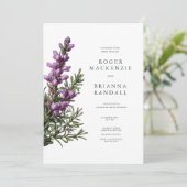 Heather Uitnodiging (Staand voorkant)