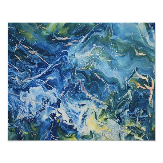 Heather Wycuff - abstract kunstwerk Foto Afdruk (Voorkant)