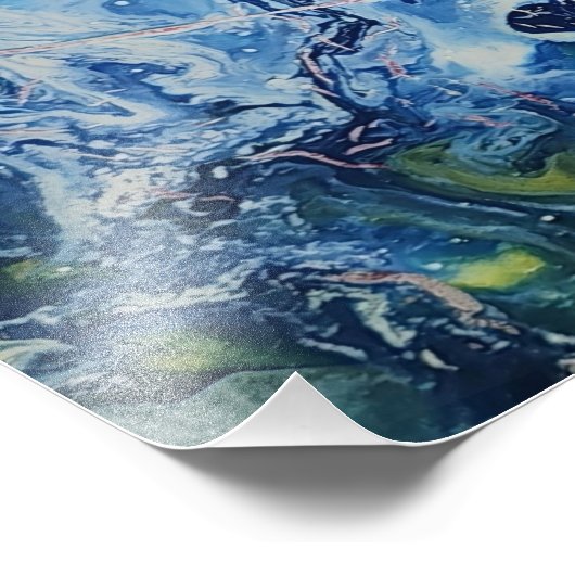 Heather Wycuff - abstract kunstwerk Foto Afdruk (Hoek)