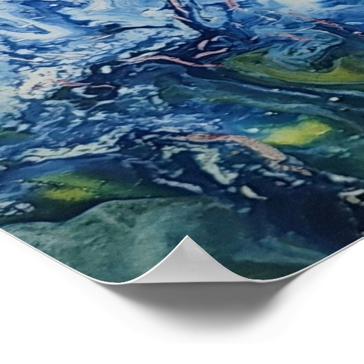 Heather Wycuff abstracte kunst Poster (Hoek)