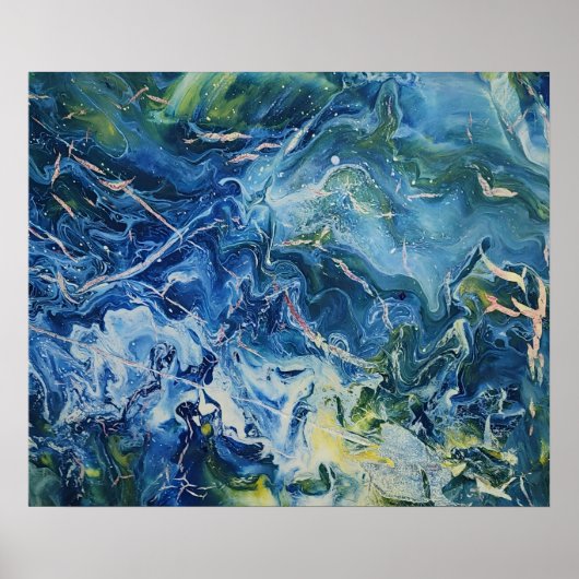 Heather Wycuff abstracte kunst Poster (Voorkant)