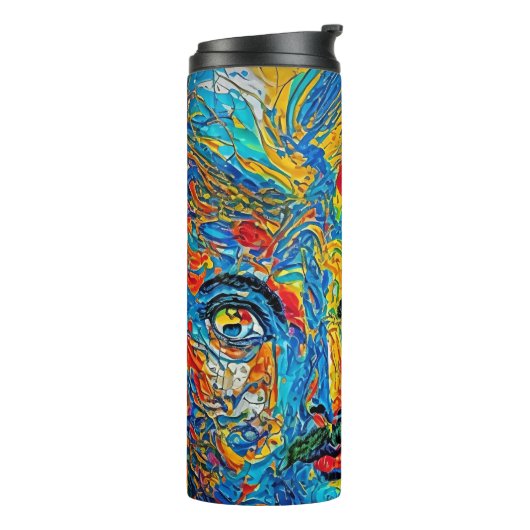 Heather Wycuff- inspired art Thermosbeker (Gedraaid links)