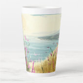 Heather's Embrace beroemd gemaakt door The Zee Latte Mok (Voorkant)