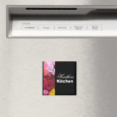 Heathers keuken aangepaste rozen koelkastmagneet magneet (Insitu (Vaatwasser))