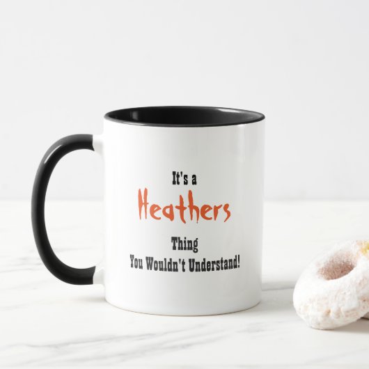 Heathers Mok (Met donut)