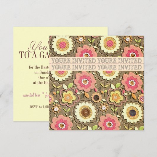 Heather's Uitnodiging (Voorkant / Achterkant)