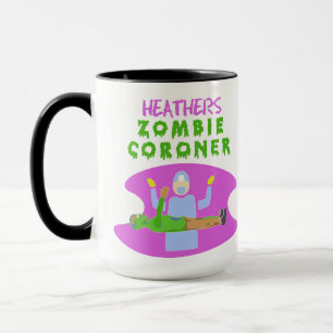 Heather's zombie coroner: Fantasy Business 15oz Mok