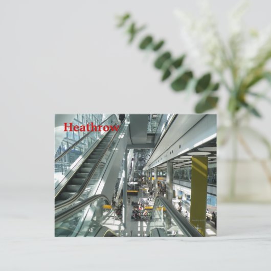 Heathrow Briefkaart (Staand voorkant)