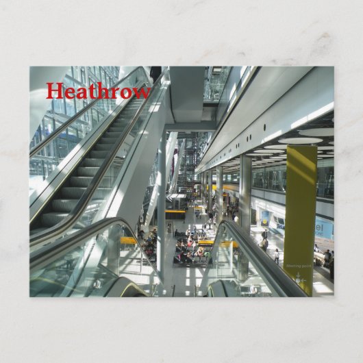 Heathrow Briefkaart (Voorkant)