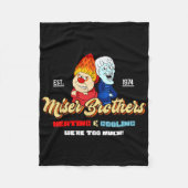 Heating And Cooling Brothers Christmas Retro  Fleece Deken (Voorkant)